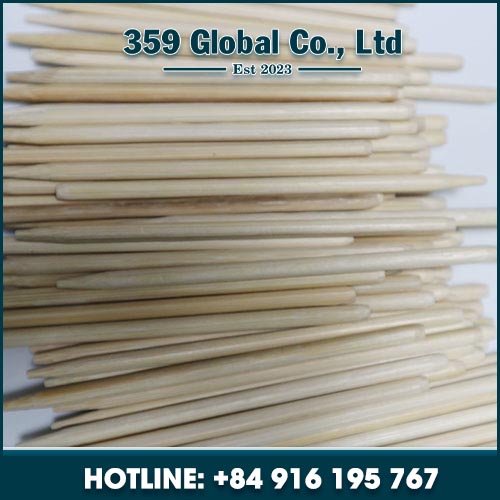 Bamboo pole for ice cream or calculation stick