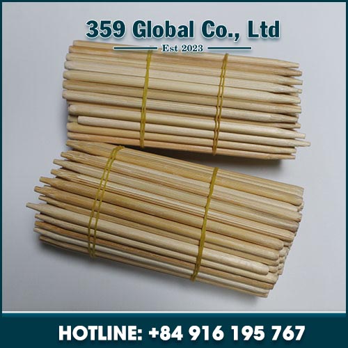Bamboo pole for ice cream or calculation stick