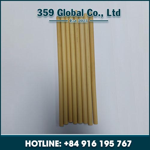 Wooden straw